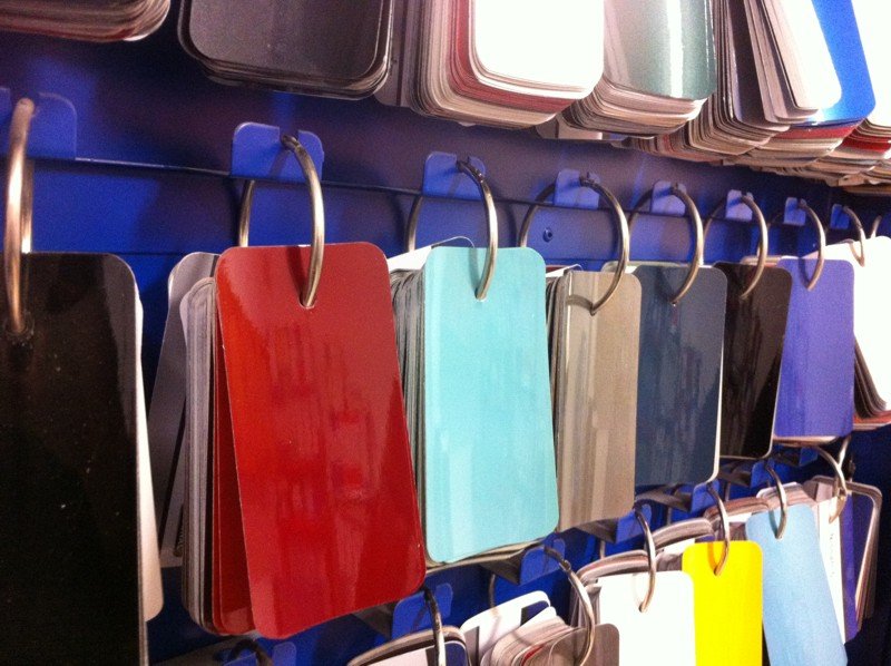 Campioni colori vernice — scelta cromatica professionale