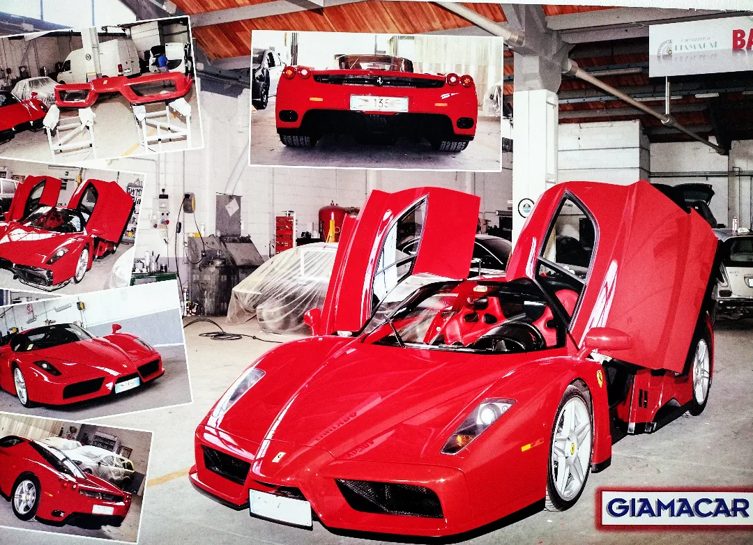 Ferrari Enzo in officina Giama Car
