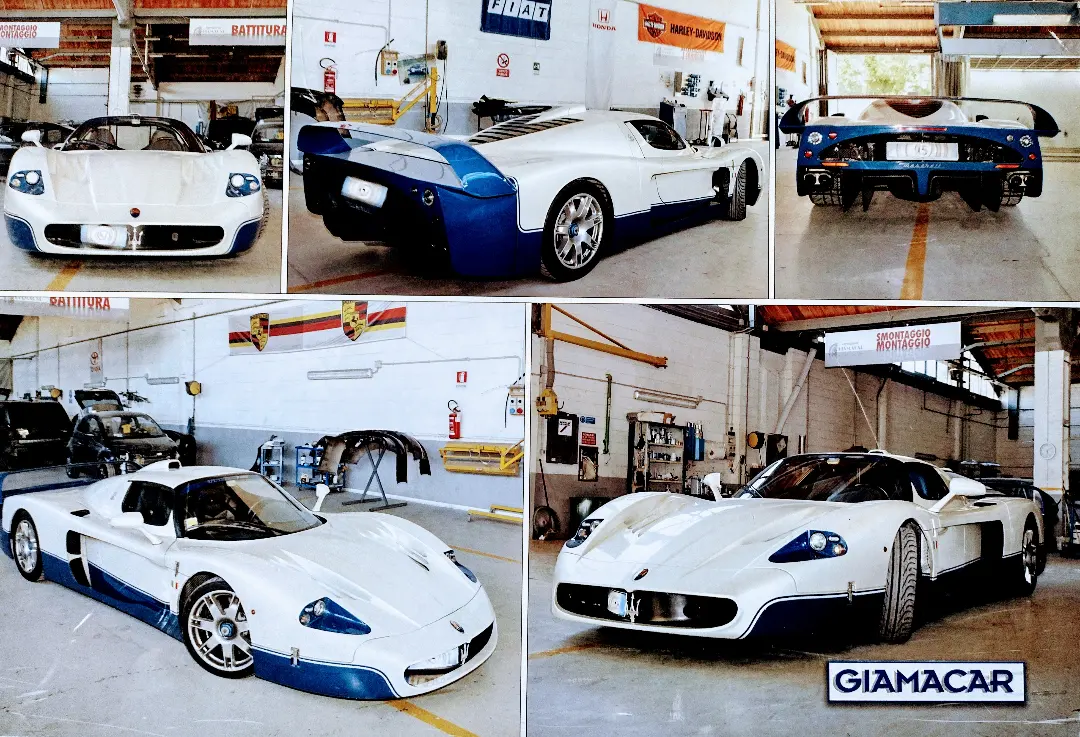 Maserati MC12 in officina Giama Car