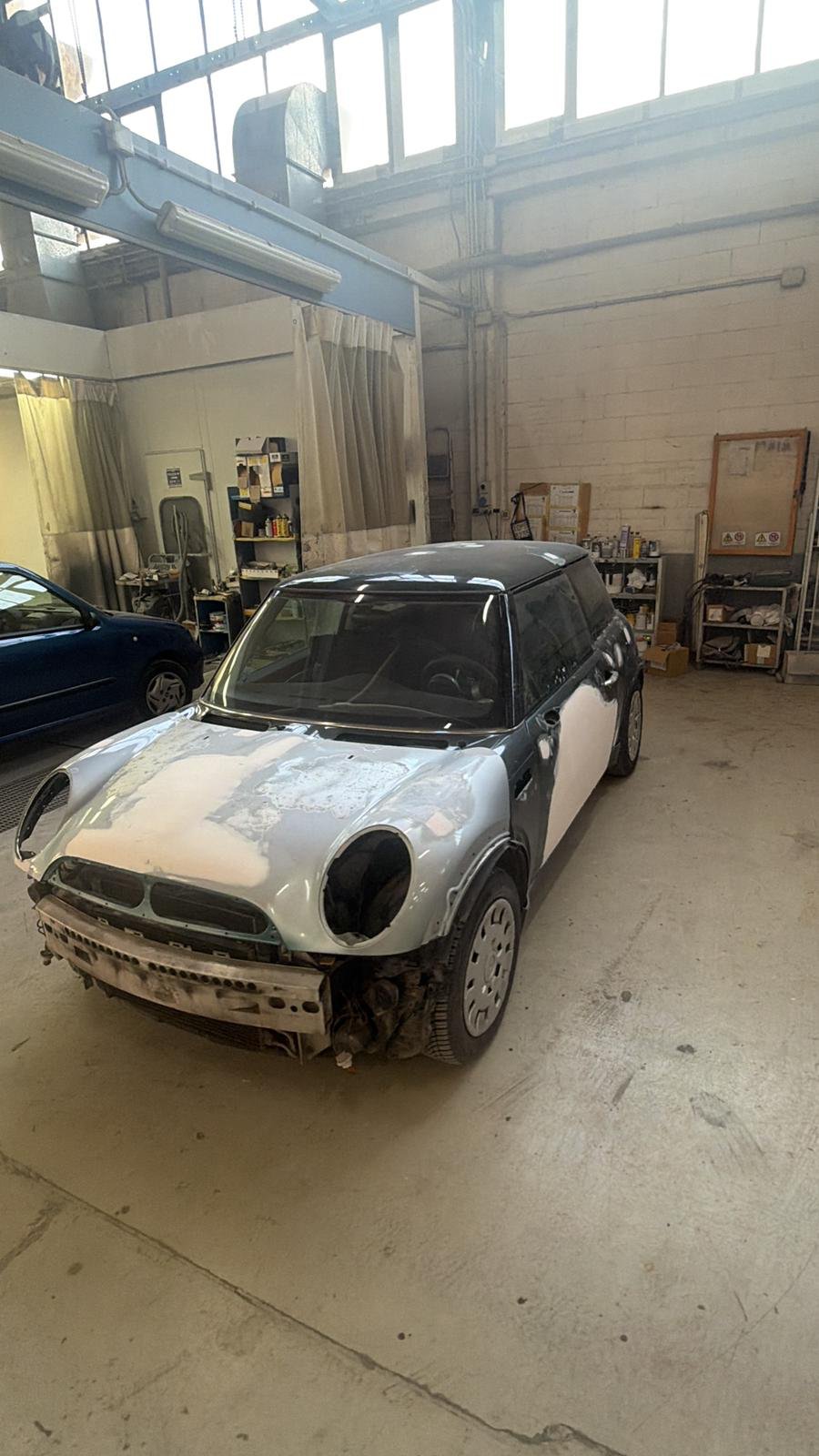 Mini Cooper — prima della verniciatura